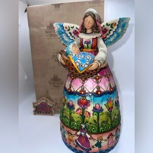 Jim Shore Heartwood Creek 2004 "Mother, You're an Angel" 9.5" Figurine 4005644